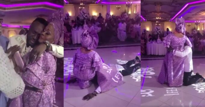 MAN Nigerian groom goes