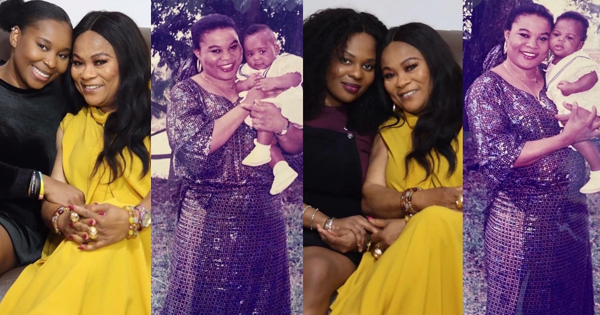 Actress, Sola Sobowale celebrates her twin daughters as they turn a year older (Photos)