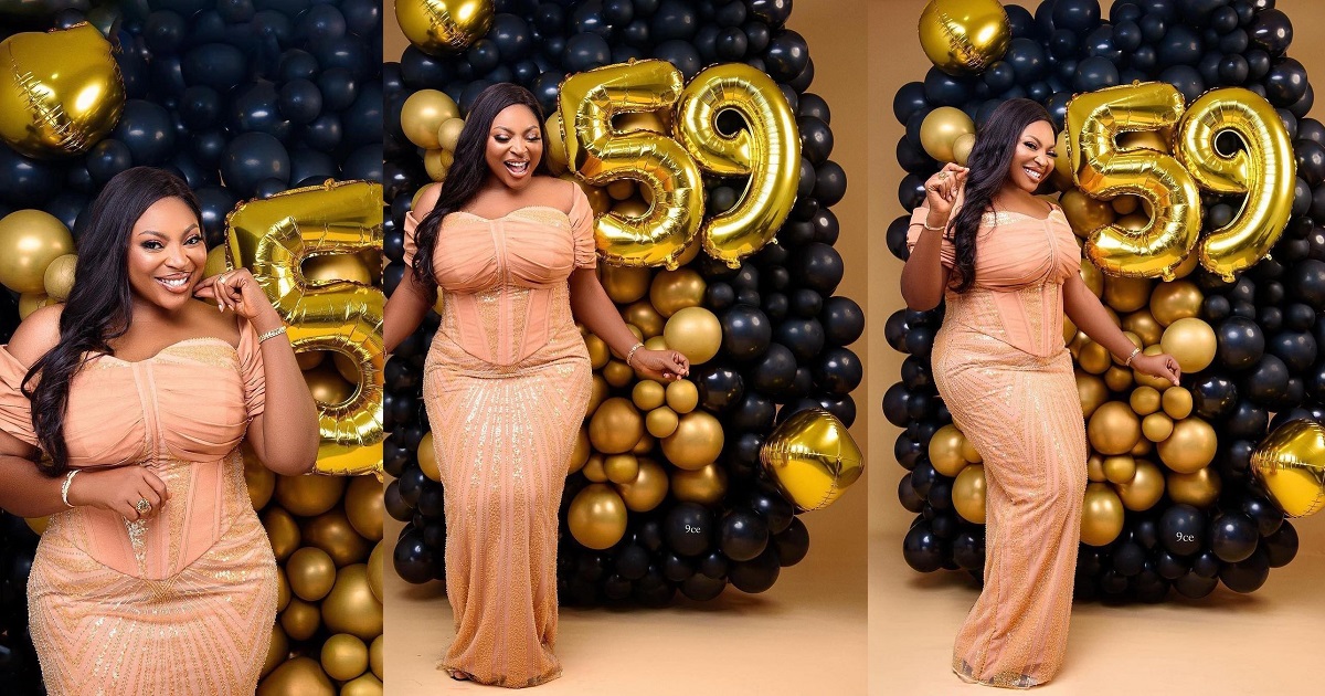 59-year-old woman shocks many over her agelessness in her birthday photoshoot (Photos)