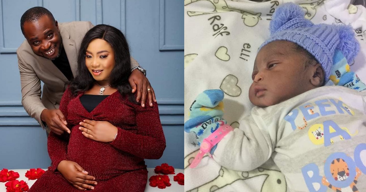 Nigerian pastor and wife welcome a baby after 13 years of waiting (videos)