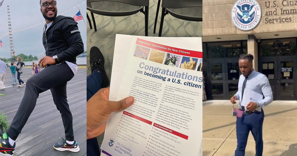 Instagram comedian, Chief Obi becomes a US citizen