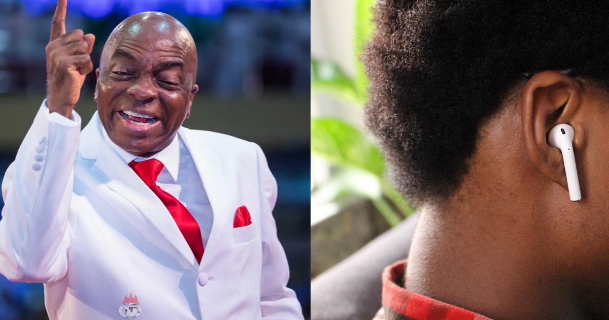 “Earphones are designed by Satan” – Bishop Oyedepo says, as he bans use of earphones in his church