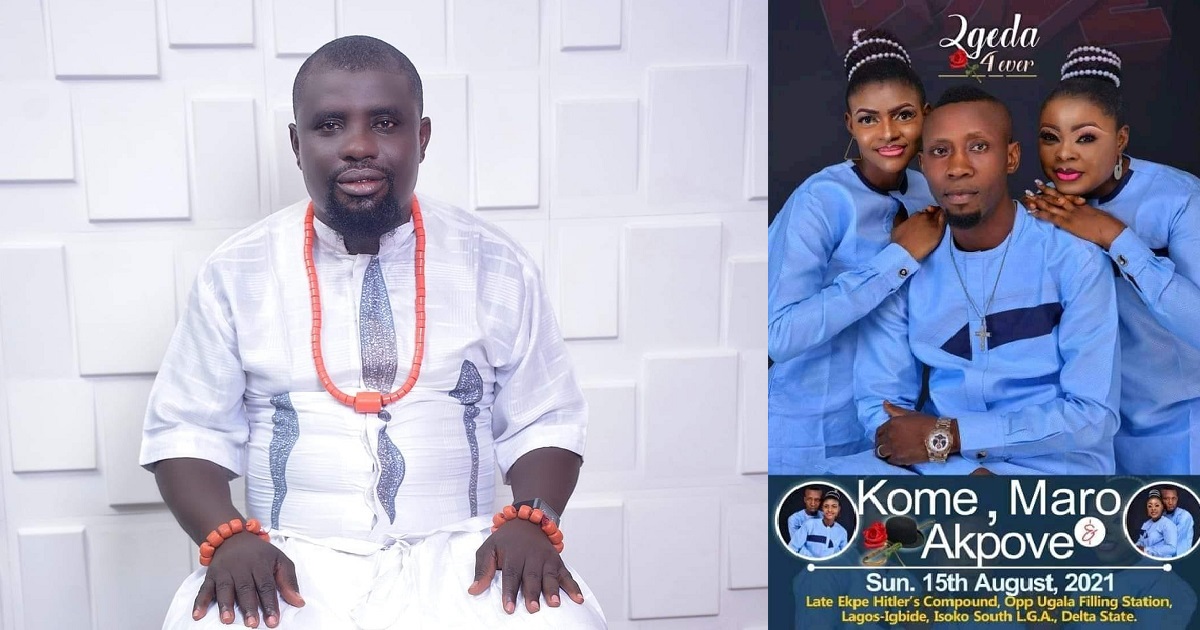 “This is the way to avoid being chidinmanized by demented side chicks” – Human rights activist, Kola Edokpayi approves of Delta man marrying two women same day