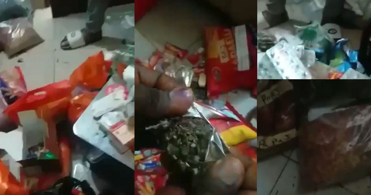 Nigerian man uncovers illicit drugs concealed in food items given to him to deliver in Dubai (video)