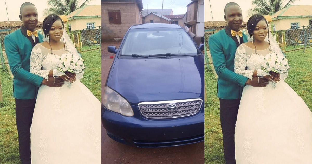 Nigerian Man receives a Car gift from his Boss on his wedding day.
