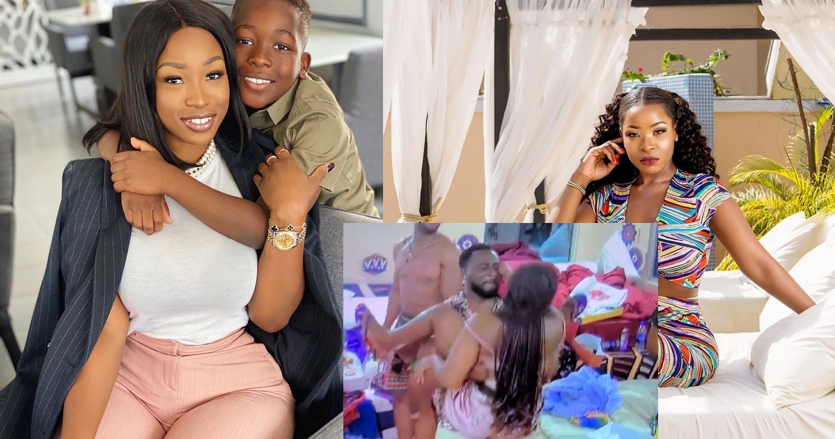 #BBNaija – “Maybe her son has stopped watching the show” – Social media users react to Pere ‘jackin’ Jackie B, after last night’s party (Video)