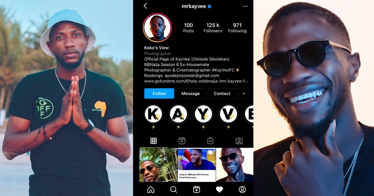 #BBNaija: Kayvee gets verified on Instagram; handler gives update on his health