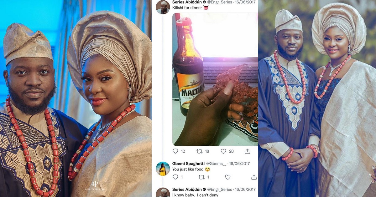 Couple wed 4 years after they had a conversation about kilishi on Twitter