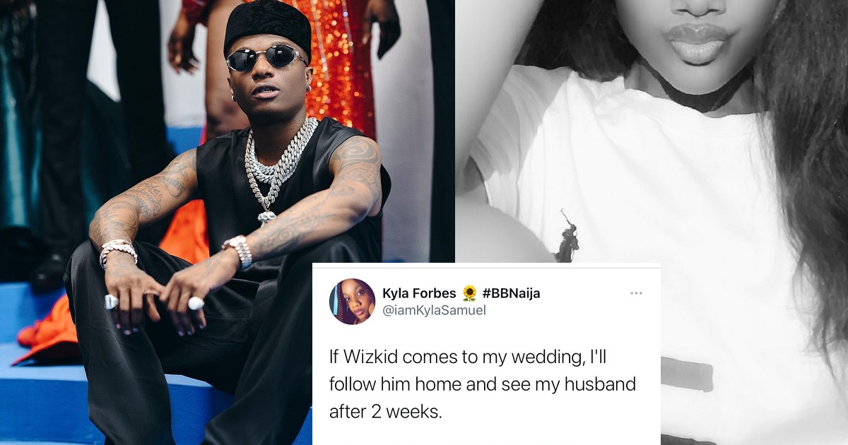“I’ll follow Wizkid home for two weeks if he attends my wedding” – Nigerian lady