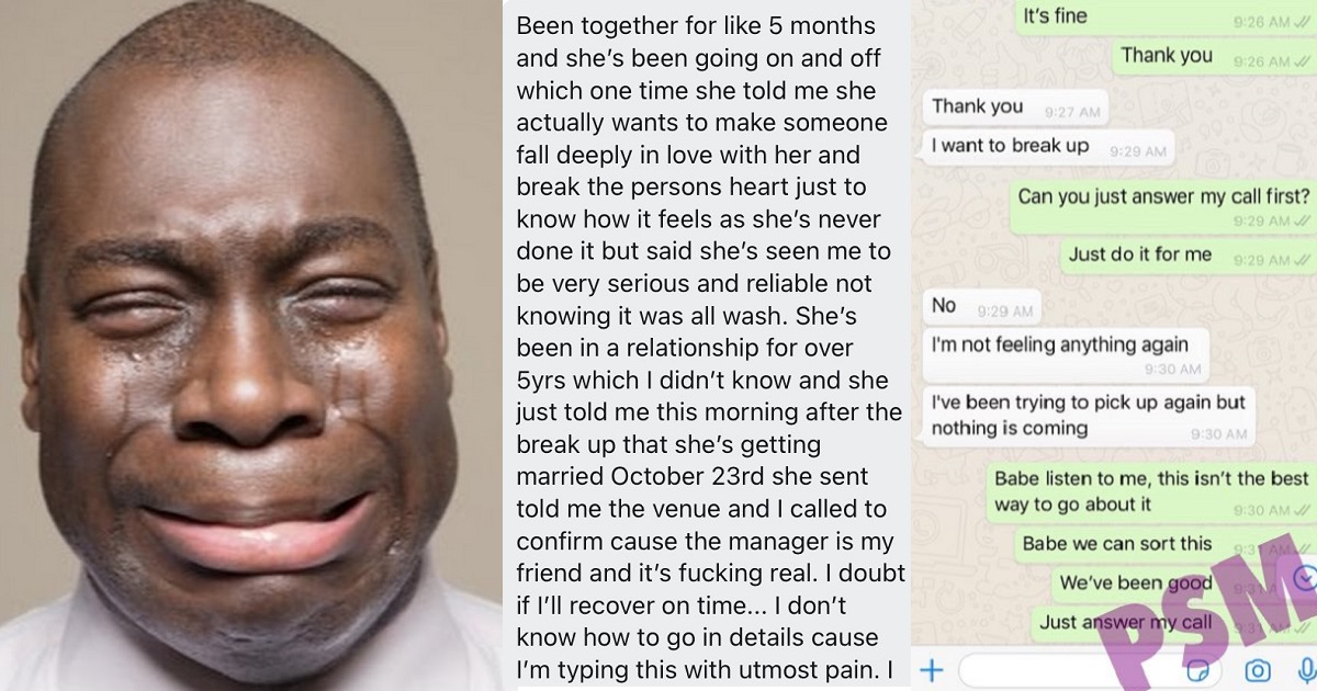 Man in pains after