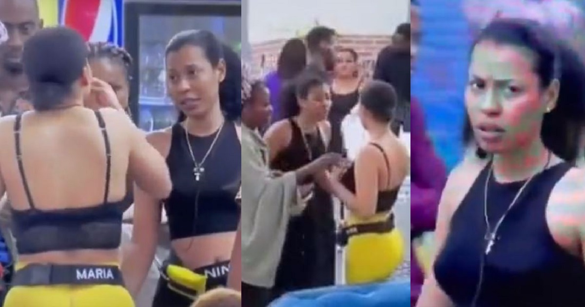 #BBNaija: “We no dey chop since whitemoney go” – Nini attacks Maria over Whitemoney’s kitchen ban (video)
