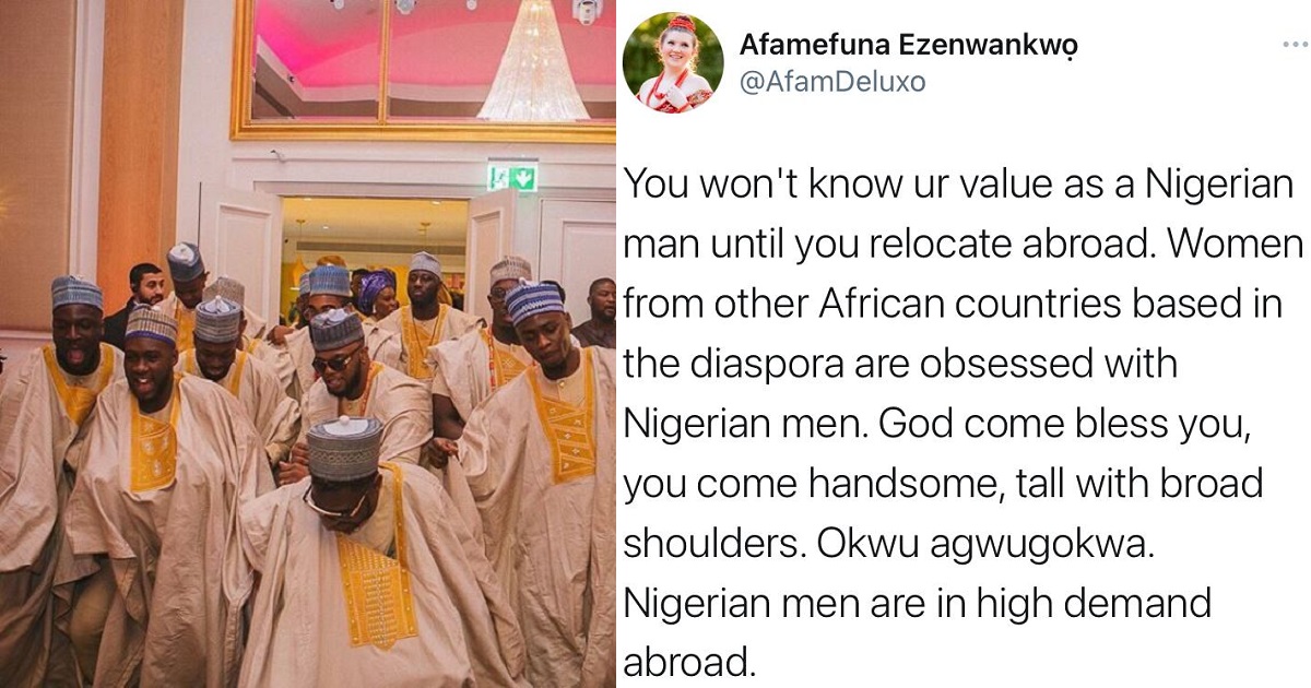 Nigerian men are in high demand abroad – Media Personality, Afamefuna