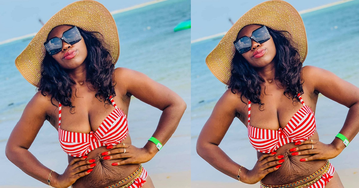 Nigerian mum shows off her postpartum body to encourage other women (photos)