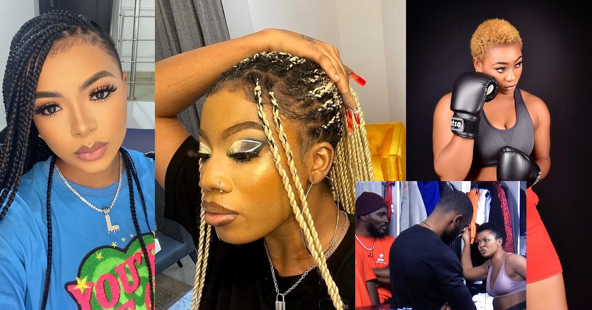 “If I slap that her bleaching face, e go red” – LiquoRose reacts after she overhead Beatrice and Angel talking about her
