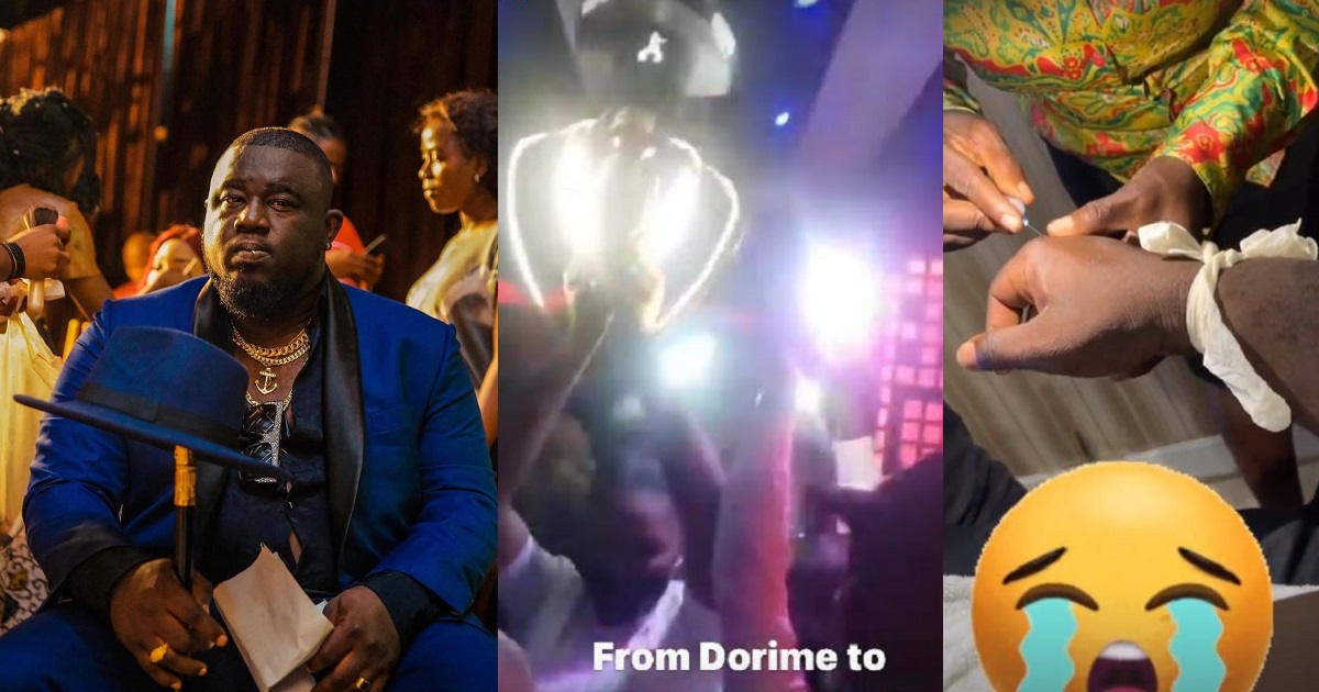 Music executive, Soberekon lands in hospital after consuming a fake drink at a nightclub (video)
