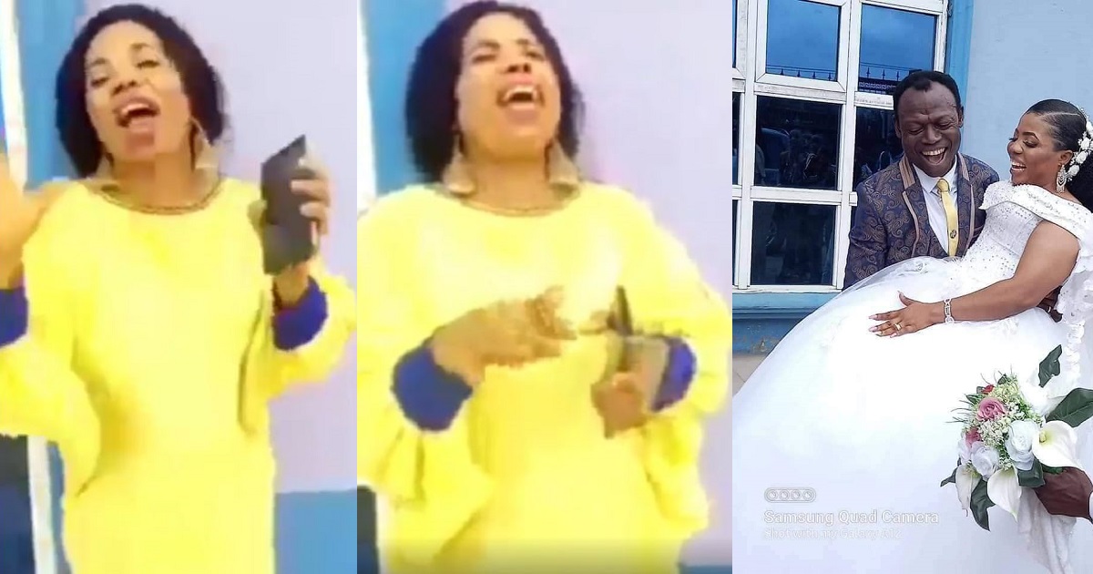 “She blow her ‘papa’ kiss” – Nigerians reacts to old video of Tina Adeeyo celebrating Pastor Moses Adeeyo, before she left her husband to marry him (watch)