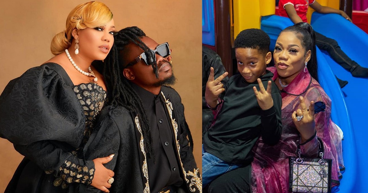 “My son will not call my husband ‘dad’ because his biological father is still alive” – Toyin Lawani