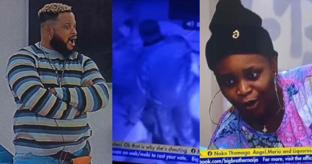 #BBNaija: WhiteMoney flees from room as Princess tries to cuddle with him (video)