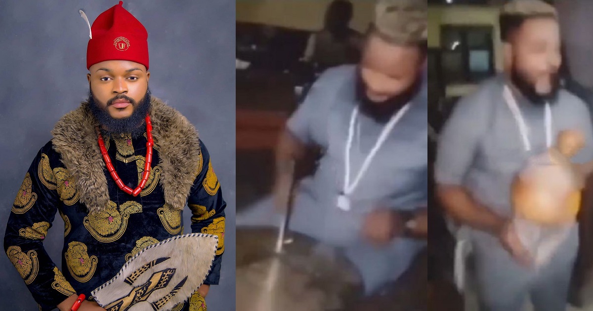 “Nothing wey this guy never do” – Nigerians react to video of Whitemoney performing as a drummer and singer (Watch)