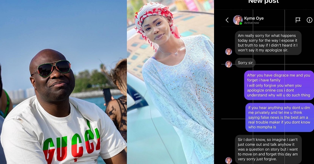 “After saying rubbish, you now want peace” – Mompha writes as Bobrisky’s ex-PA, Oye, tenders secret apology over relationship claim