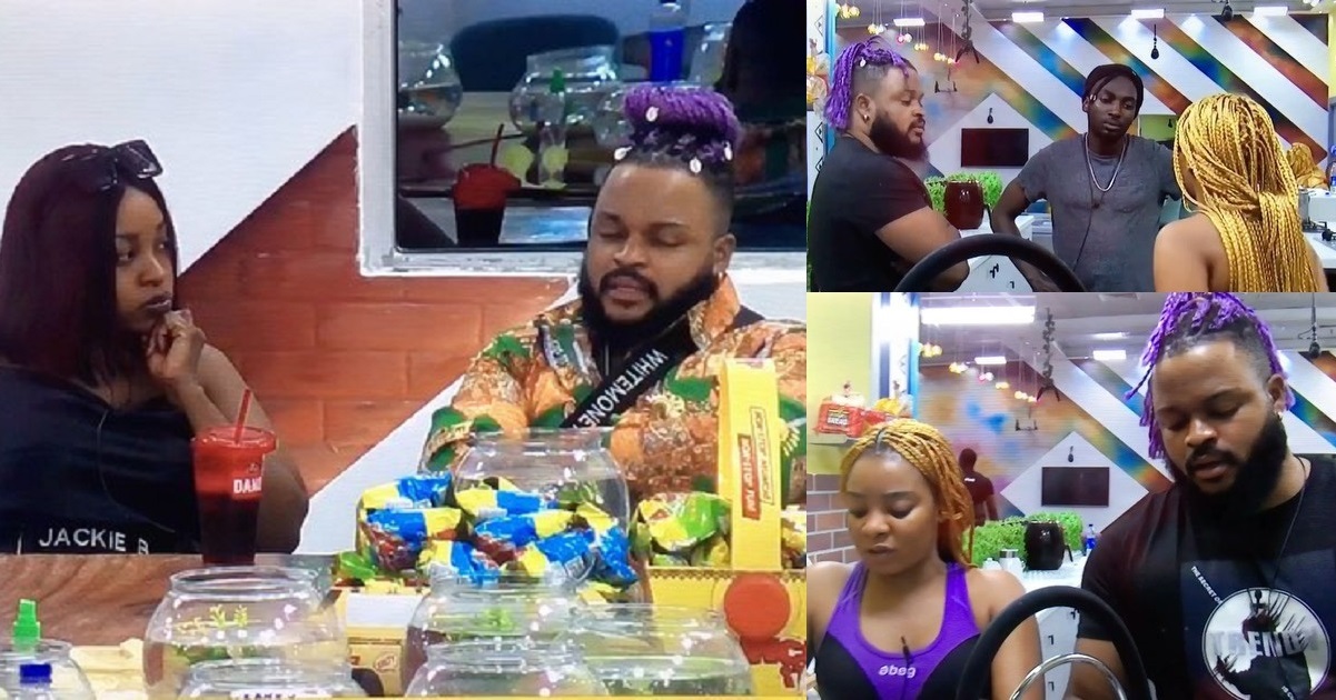 BBNaija fight highlight: Queen blasts Whitemoney over Jackie B (Video)