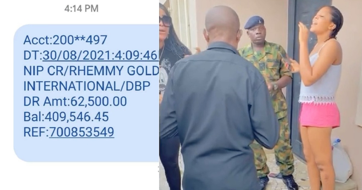 Lagos slay queen busted for conniving with her boyfriend to send fake alert (Video)