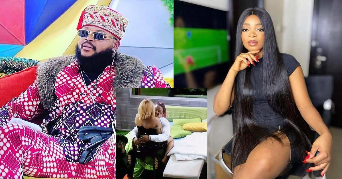 #BBNaija: Queen kisses WhiteMoney passionately after warning against such acts (Video)