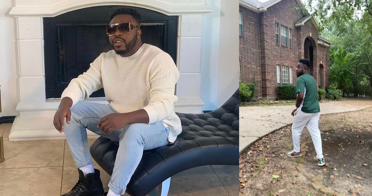 “Work in silence” – Music producer SamKlef writes as he flaunts his first property in the U.S (Video)