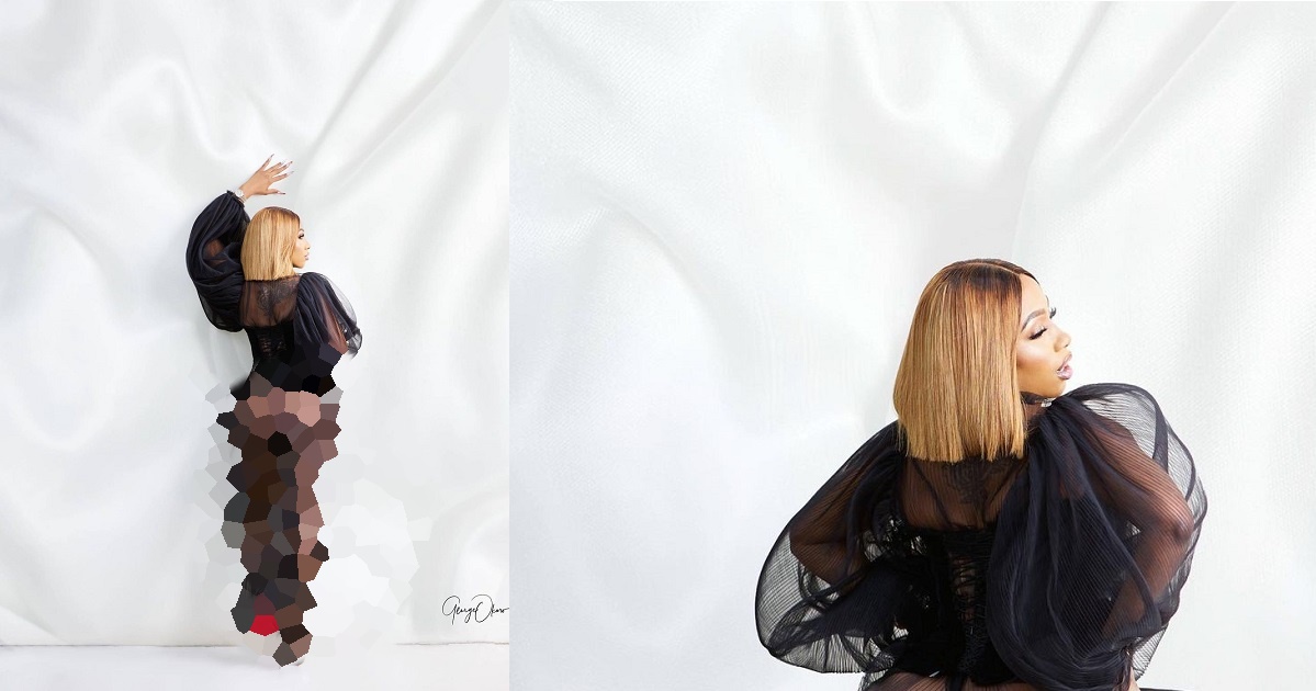 “This one is just looking for cheap attention” – Social Media Users react after Mercy Eke shared photo of her backside