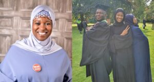 Aisha Yesufu celebrates