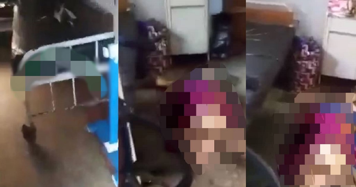 Pregnant woman in labour dies after falling off delivery bed (video)