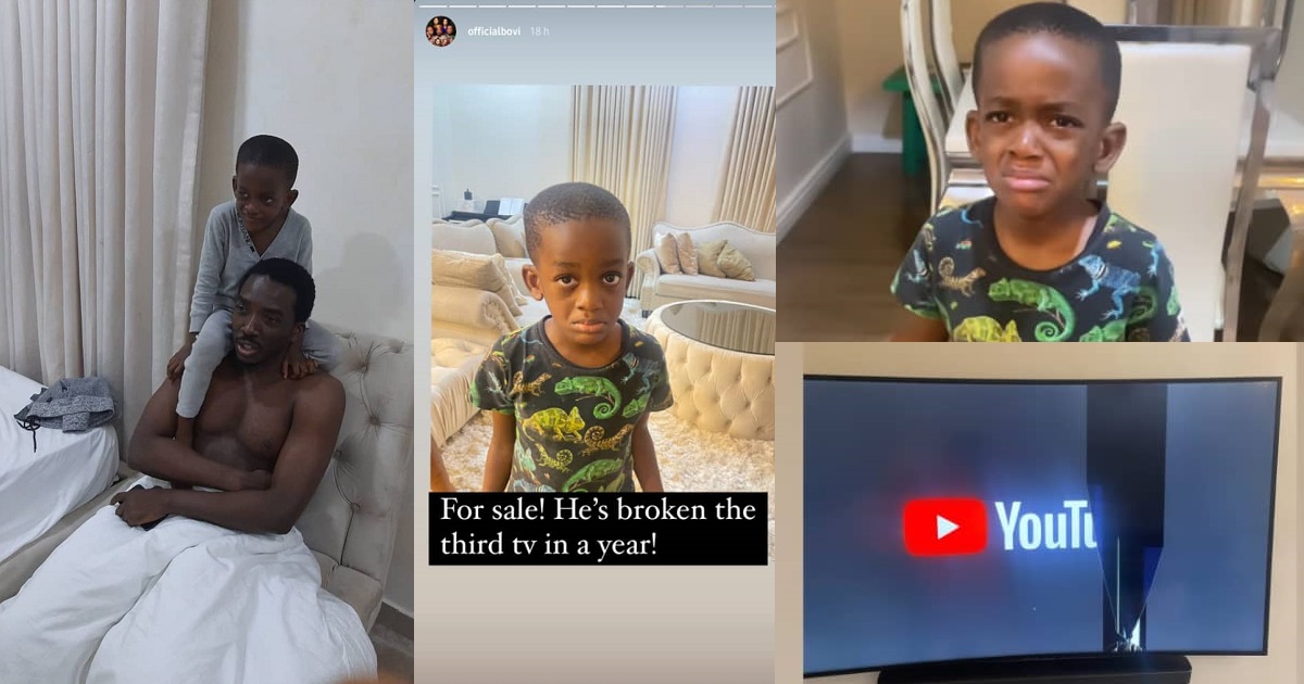 Comedian Bovi puts his last son up for ‘sale’ after he broke their TV set for the third time this year