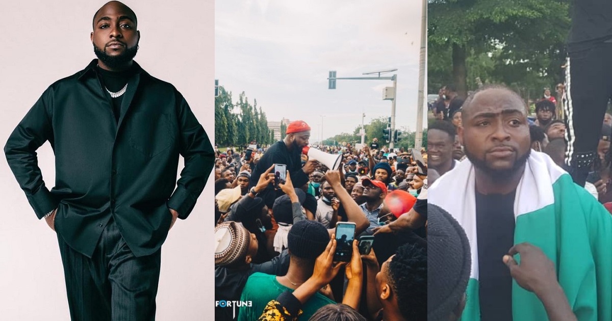 “I got into trouble for supporting #EndSARS and had to leave Nigeria” – Davido reveals (video)