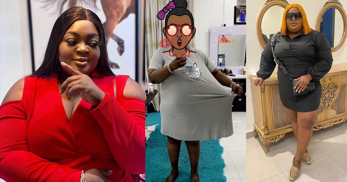 Actress, Eniola Badmus shows off amazing weight loss transformation (photo)