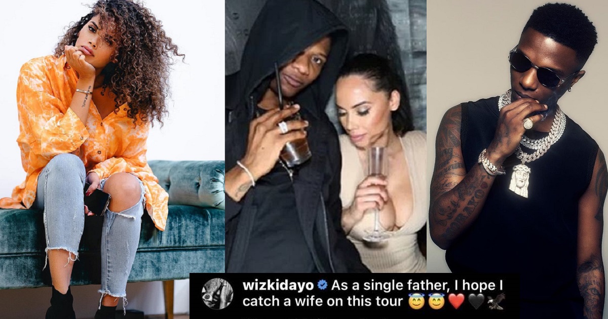 Wizkid’s babymama, Jada reacts after the singer said he’s a single father and hopes to get a wife on his music tour