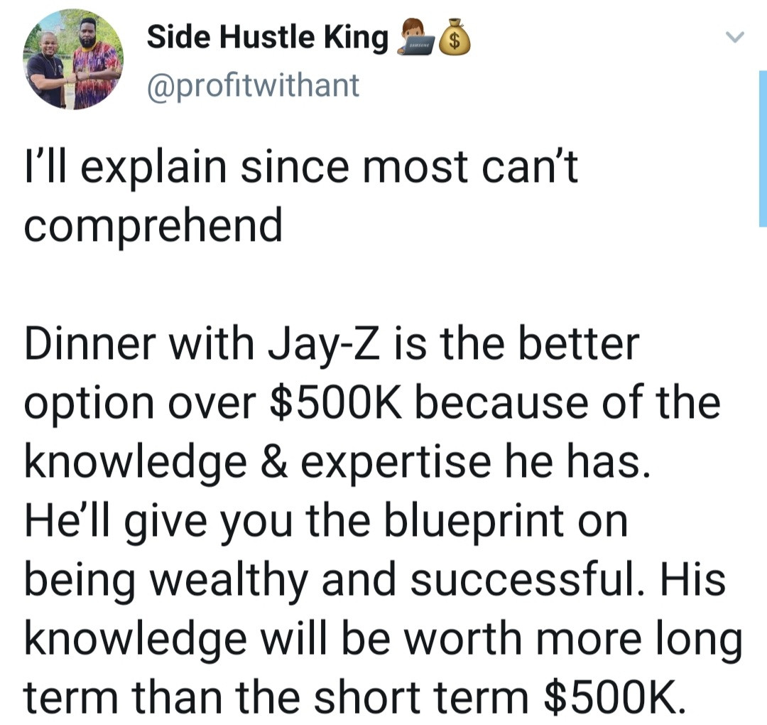 Rapper, Jay-Z tells