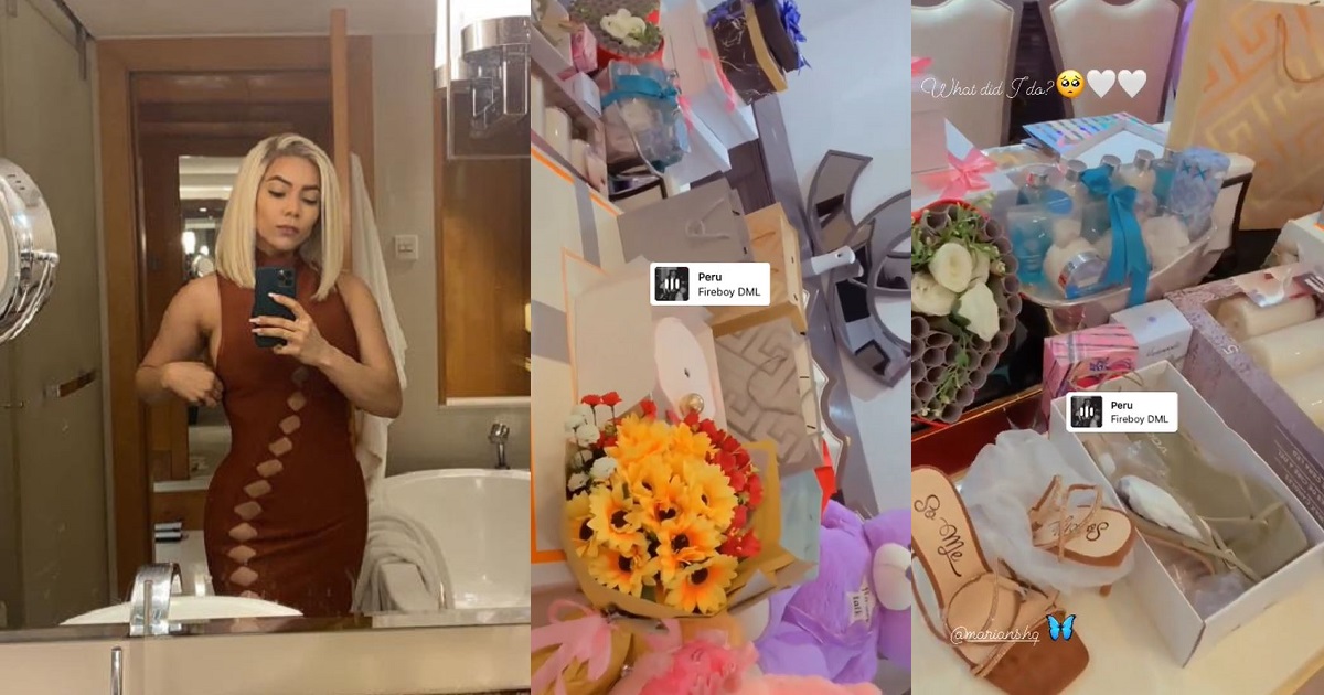 #BBNaija: Fan love begins as Maria’s fans shower her with numerous gifts (WATCH)