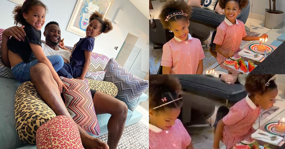 Mikel Obi celebrates his twin daughters on their 6th birthday