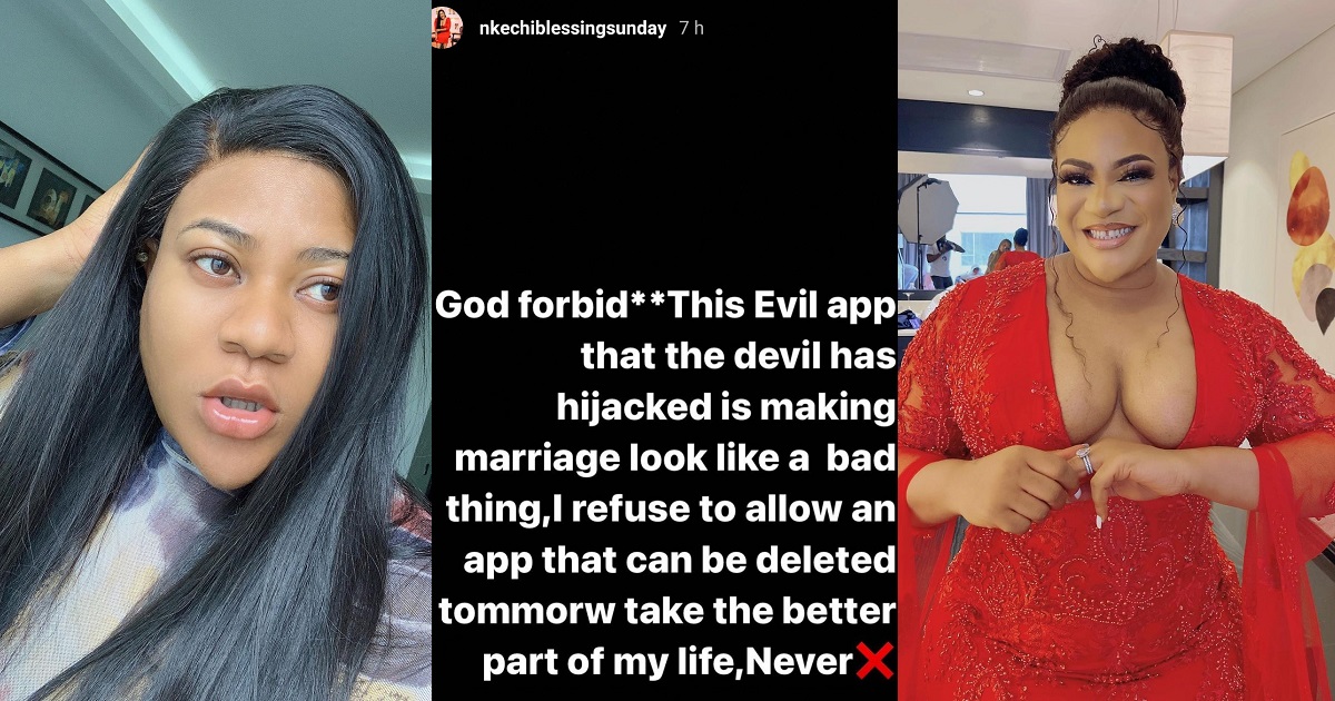 “Devil has hijacked social media to make marriage look like a bad thing” – Actress, Nkechi Blessing
