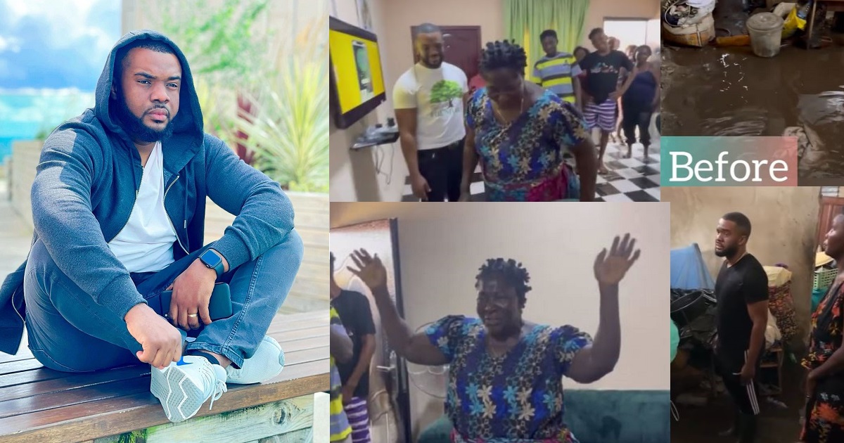 Actor, Williams Uchemba gifts widow a fully furnished house (video)
