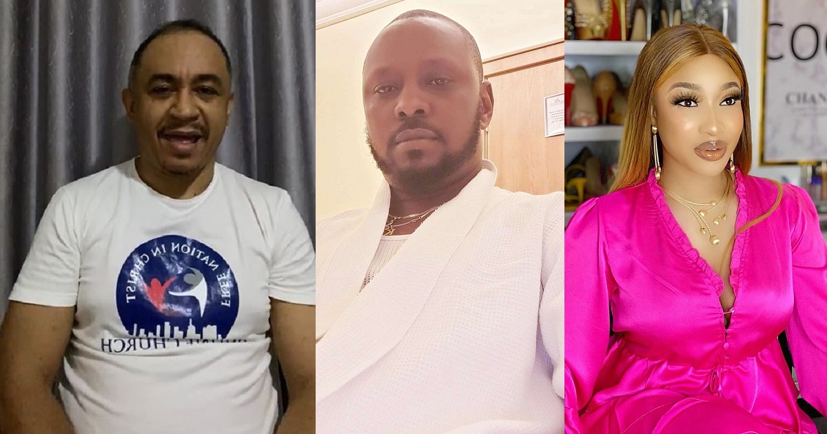 “Don’t make men run away from Tonto Dikeh, stop spoiling her market” – Daddy Freeze tells Prince Kpokpogri (Video)