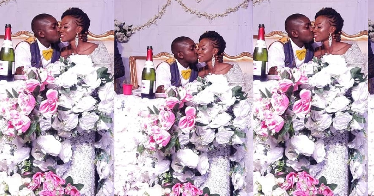 “I have given it to the only man who deserved it” – Newly-wedded lady who married as a virgin writes as she celebrates her wedding to her man.