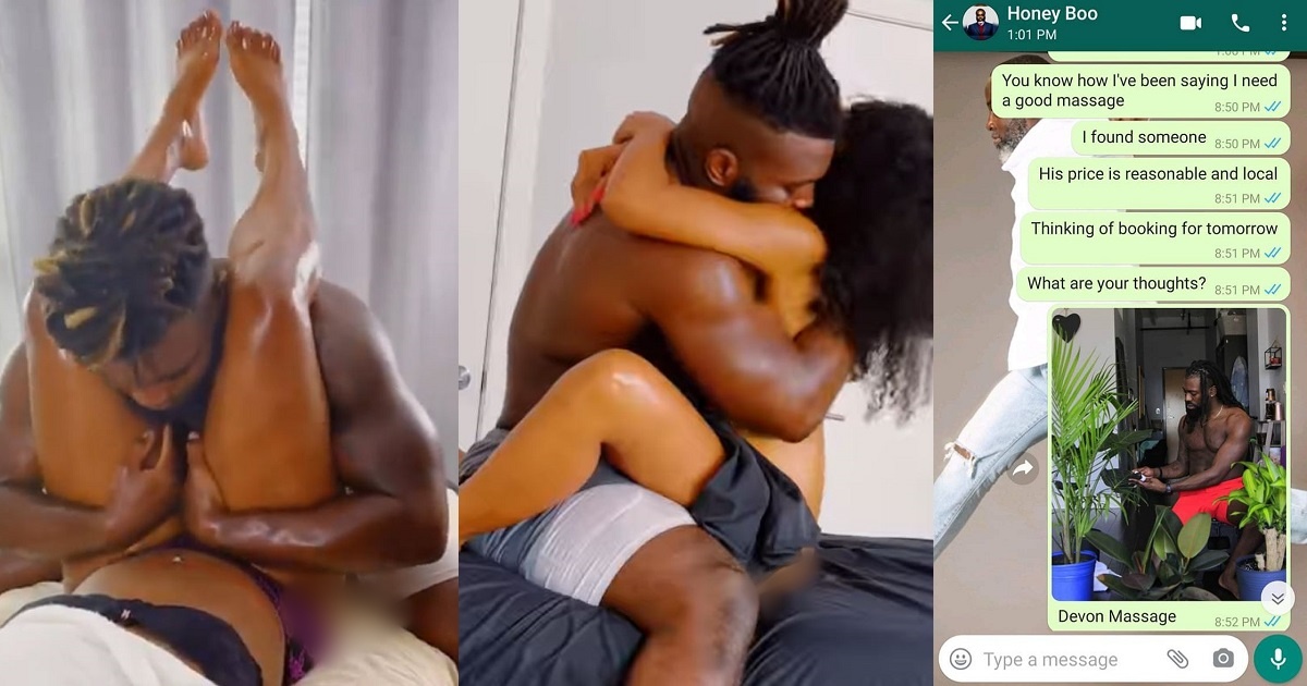 Businesswoman shares hilarious response her husband gave after she showed him a ripped masseuse she plans to visit for massage