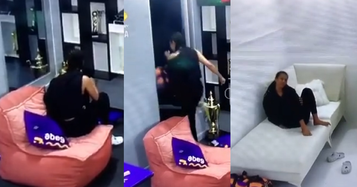 #BBNaija : Moment Nini left the BBNaija house without the knowledge of any housemate. (Video)