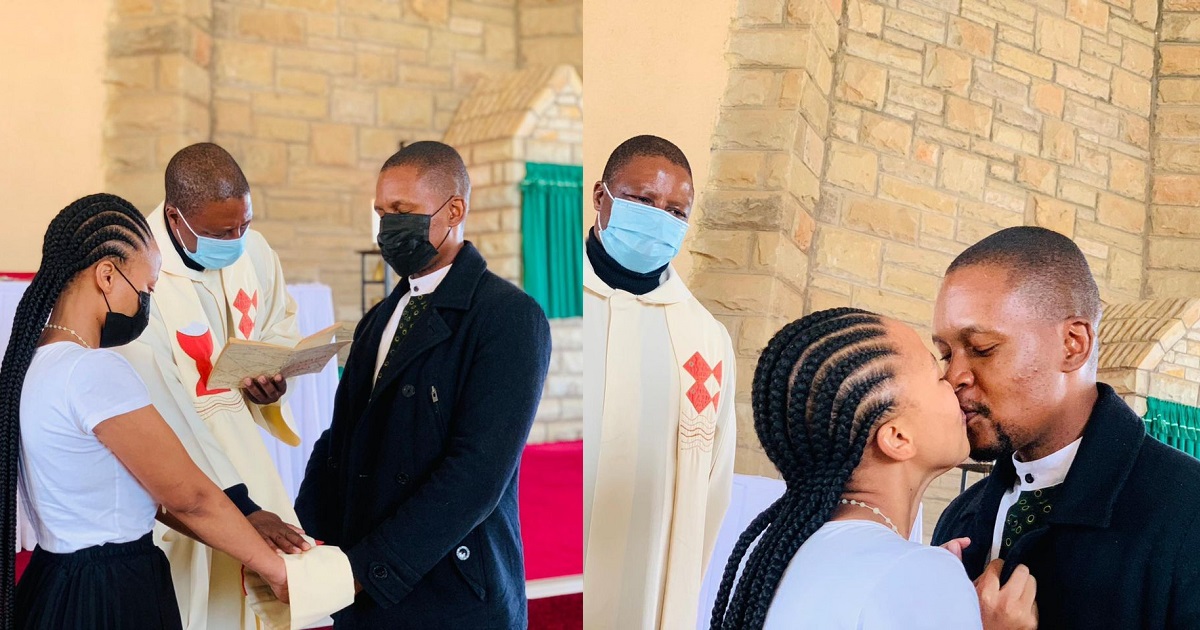 Lady causes a stir on social media after sharing photos from her private wedding