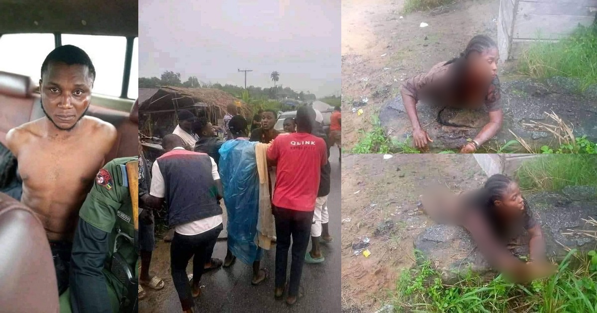 Suspected Yahoo boy attempts to behead girlfriend for money rituals in Bayelsa (Photos)