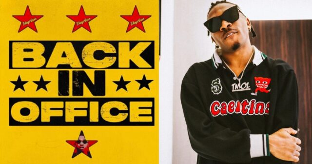 Mayorkun Back In Office