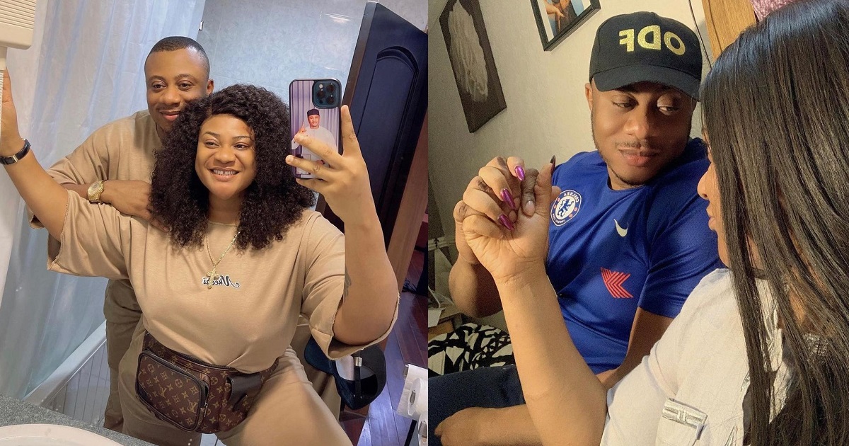 I never met you through social media so social media can never break us- Actress, Nkechi Blessing Sunday’s boyfriend writes