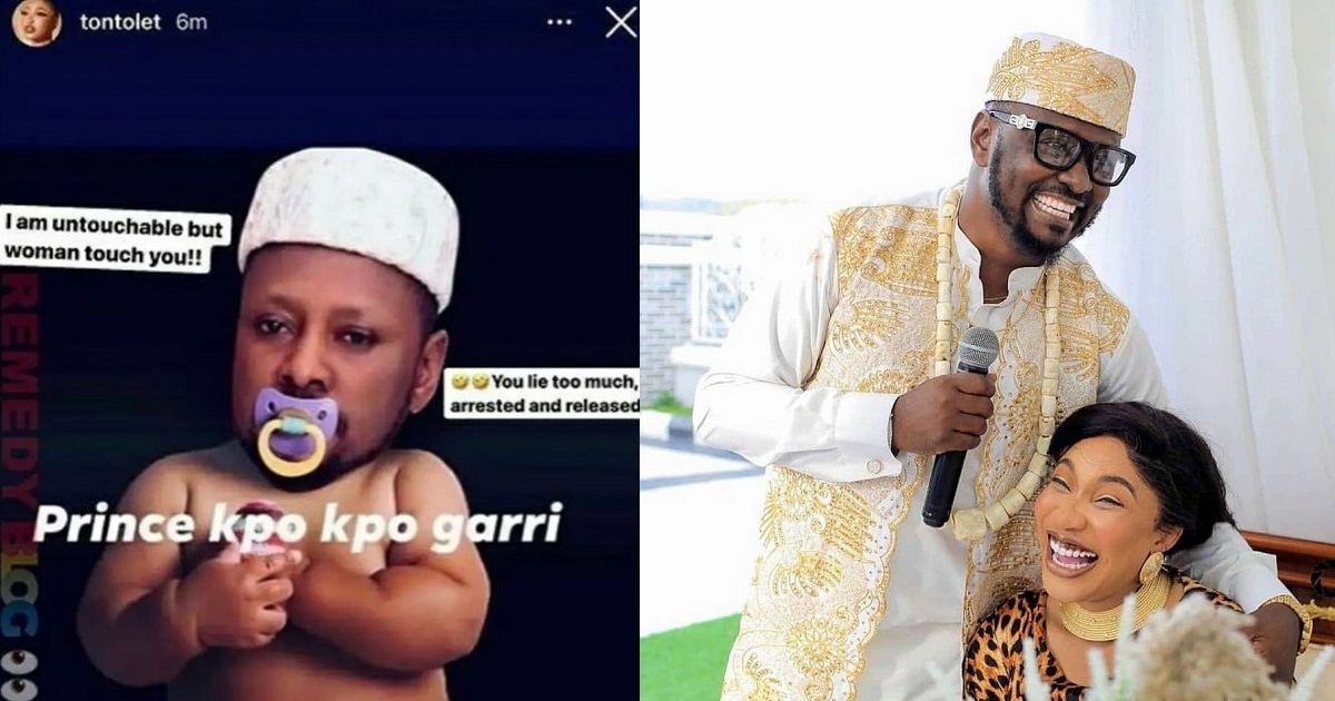 “You lie too much, Prince Kpo Kpo garri” – Tonto Dikeh taunts her ex-boyfriend, Prince Kpokpogri