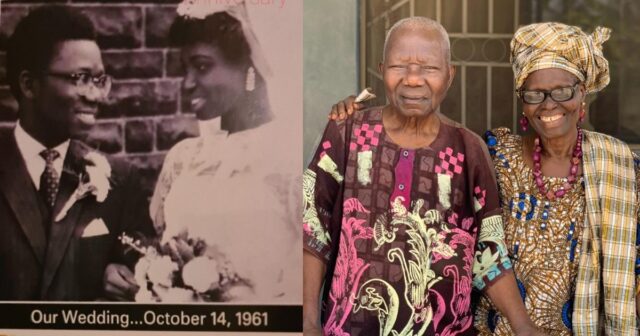 Nigerian couple celebrate